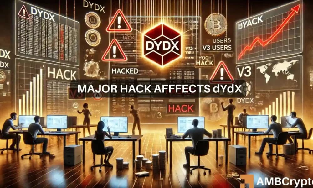 Crypto breach: DeFi exchange dYdX hacked amid sale rumors