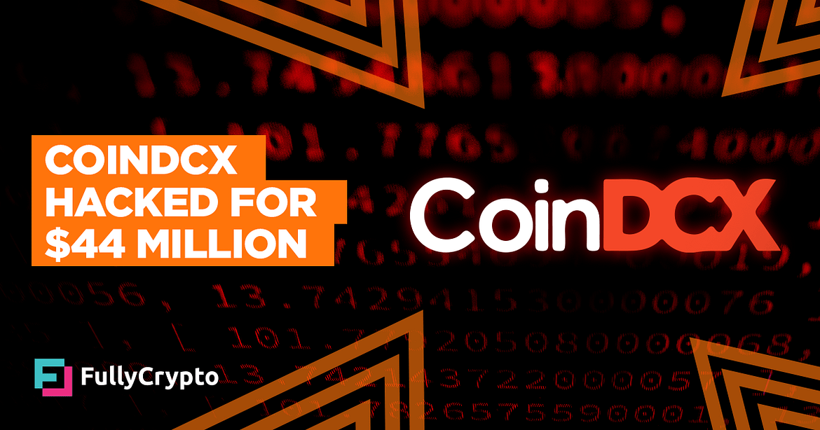 CoinDCX Exchange Hacked for $44 Million