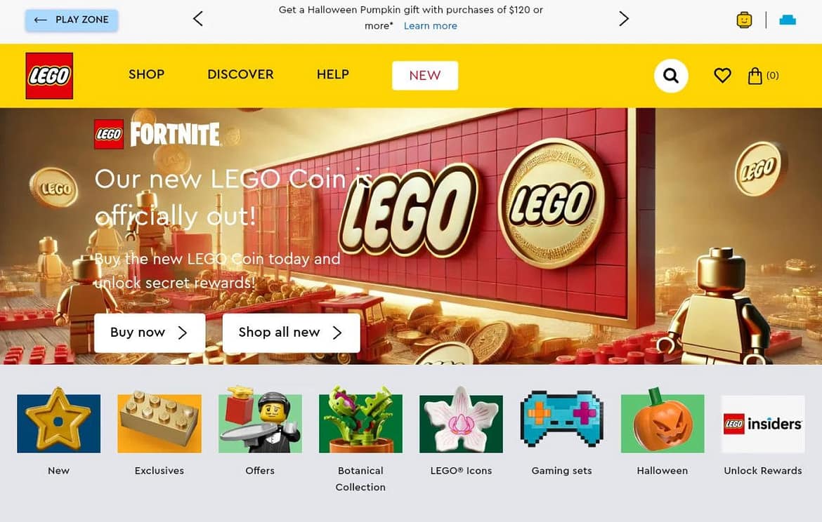 Lego’s website was hacked to promote a crypto scam