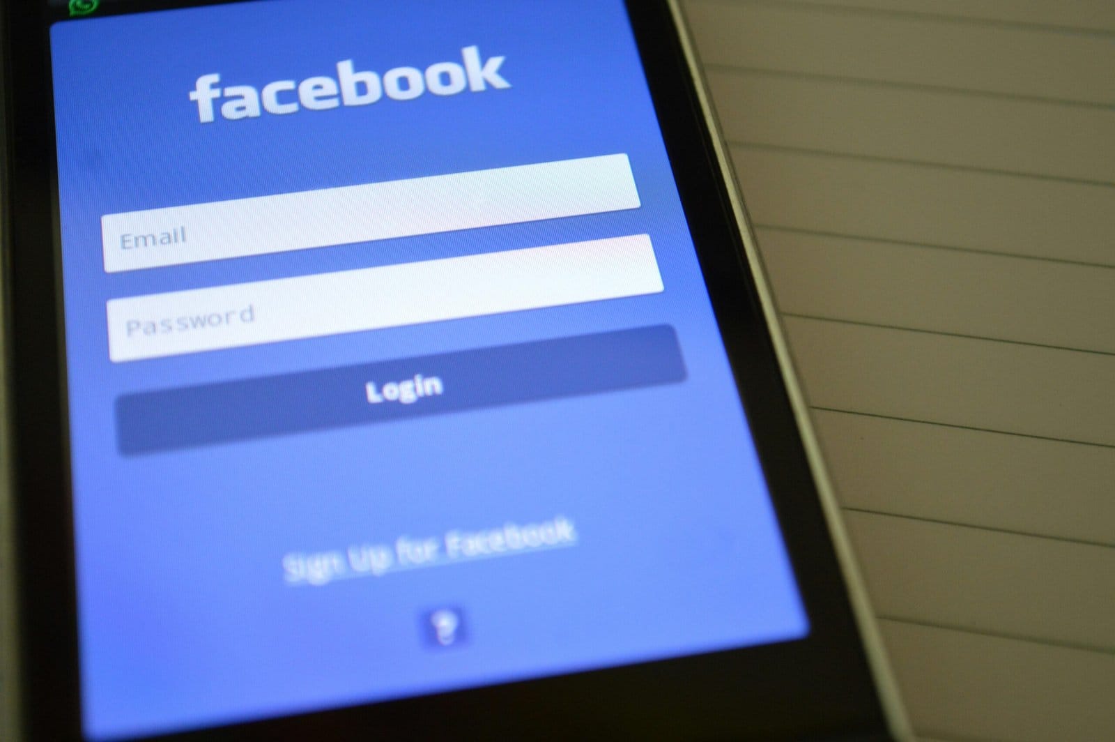 Facebook data extraction